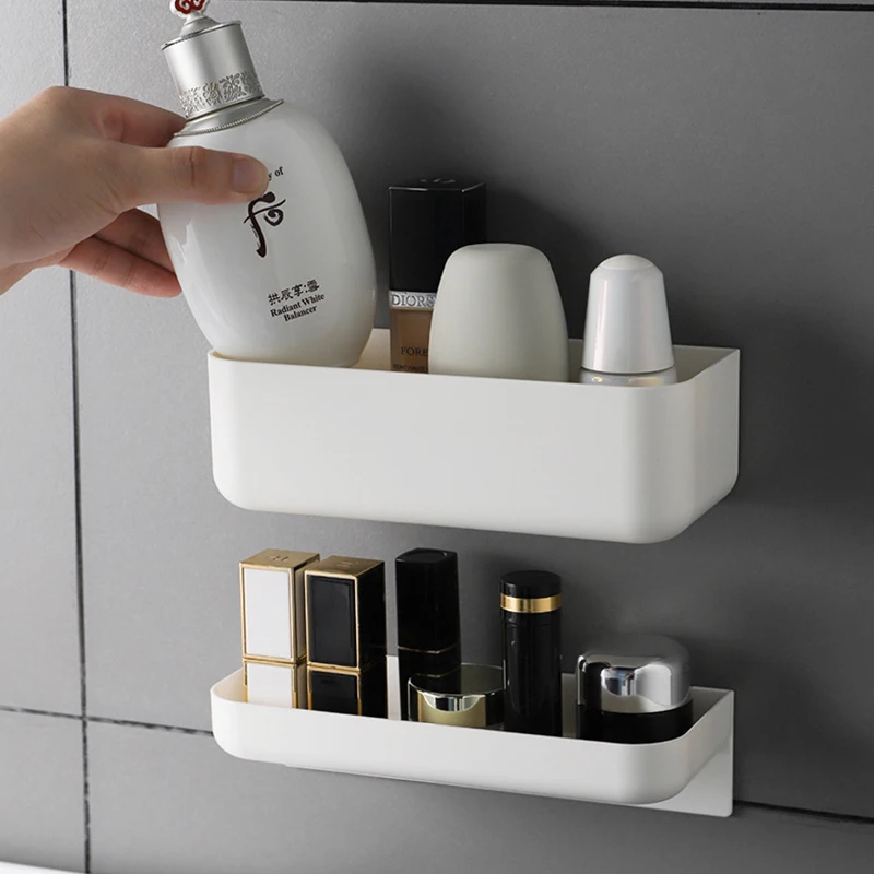 

Настенный ящик для хранения, настольный органайзер, органайзер для шкафа, ящик для хранения косметики, контейнер, кухонные аксессуары, аксе...