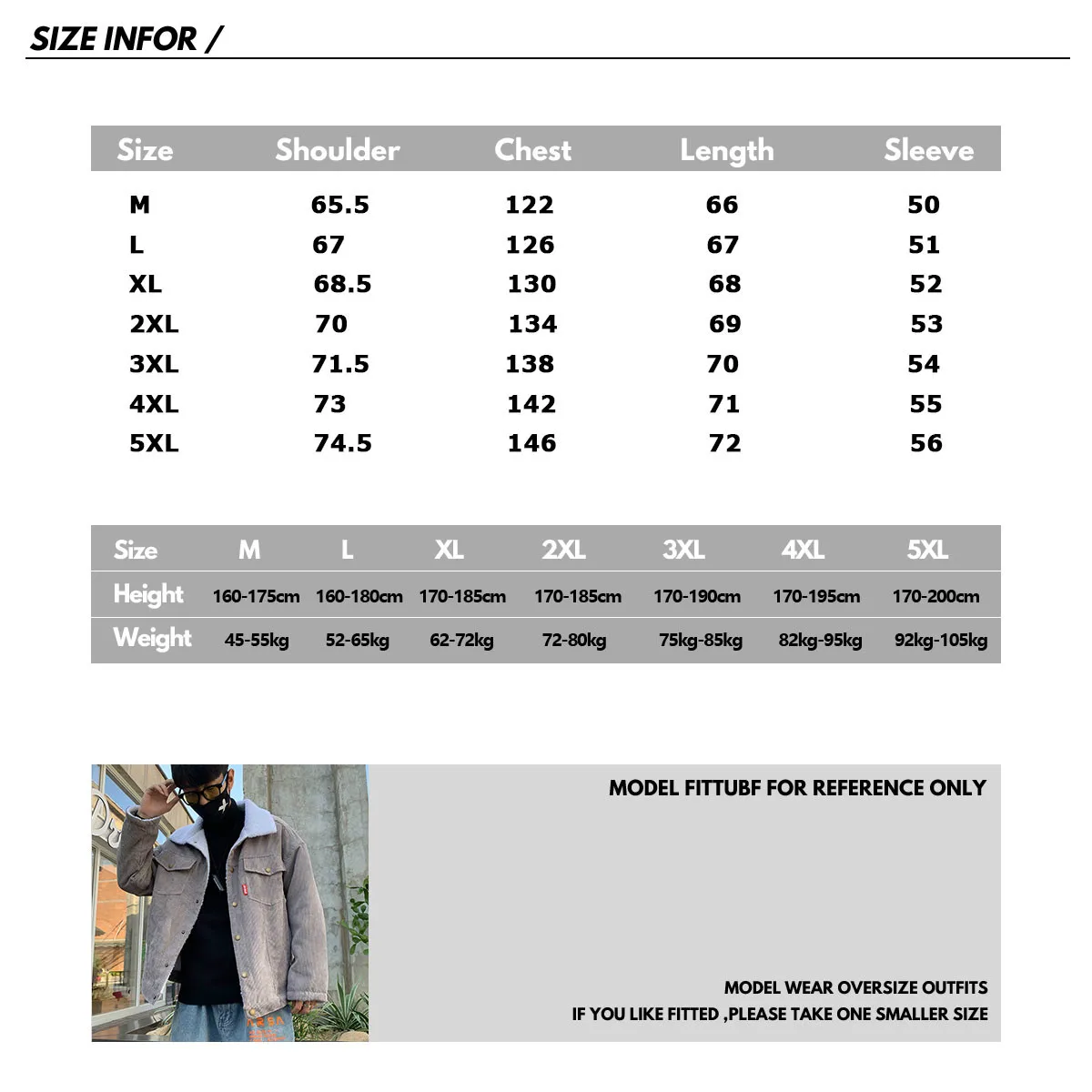 

Men 2021 Autumn Winter Thicken Warm Corduroy Jackets Men's Outwear Hip Hop Coat Male Teen Casual Jacket Colorful