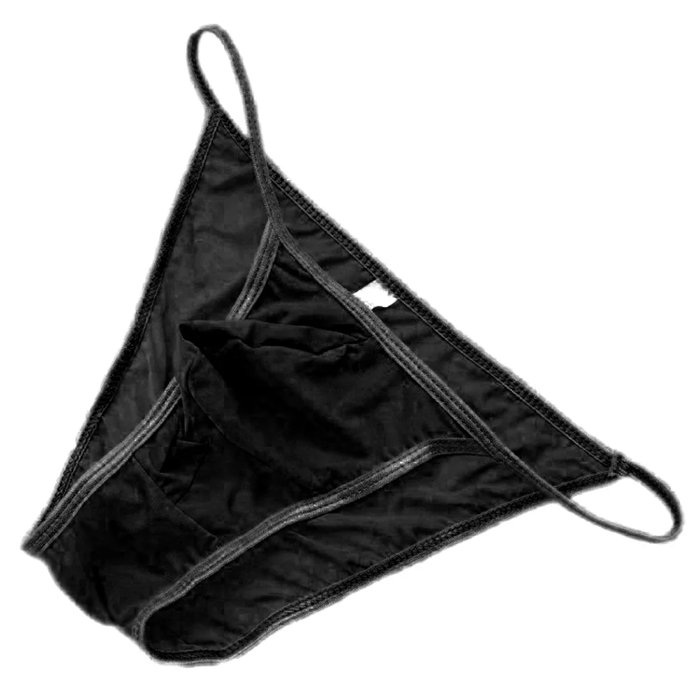 Полупрозрачные трусы G String мужские стринги сексуальные мягкие трусики брифы