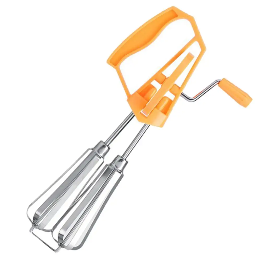 Ручной венчик для яиц миксер из нержавеющей стали пластиковая ручка кухонных
