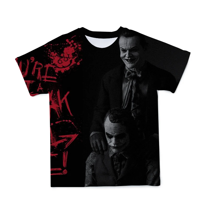 

3D Men's T-shirt New Joker Fashion Casual Top Trend O-neck Loose 6XL Large Size Couple T-shirt Short Sleeve Shirt (Customizable)