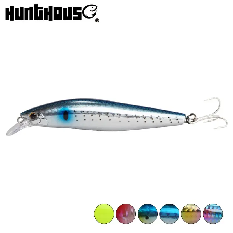 Hunthouse sinking Minnow fishing lure Tungsten weight slider system 99mm 17g exclusive Silent Assassin flashy sardines cand | Спорт и