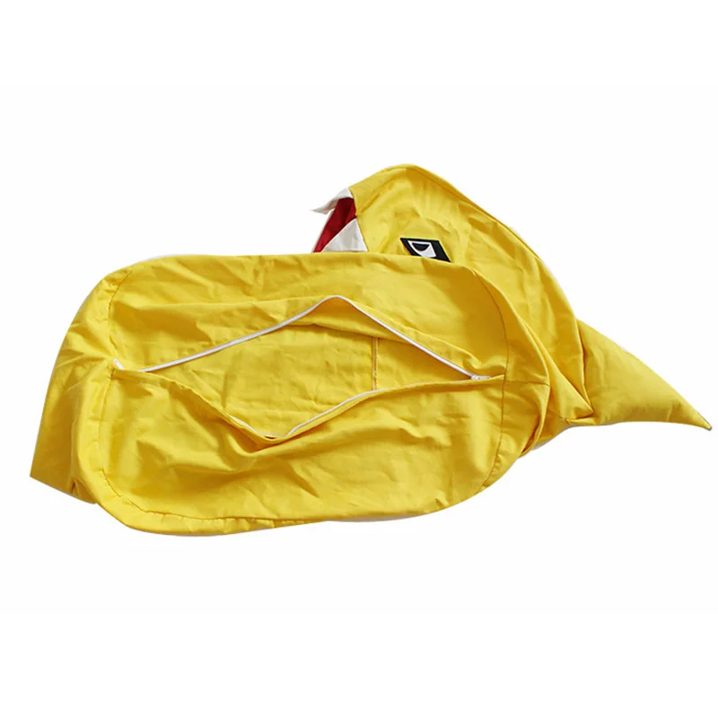 

Cartoon Seat Toy Storage Baby Chair Stuffed Animal Toy Storage Bean Bag Shark Shape Child Toy Organizer Chair Home Decoration