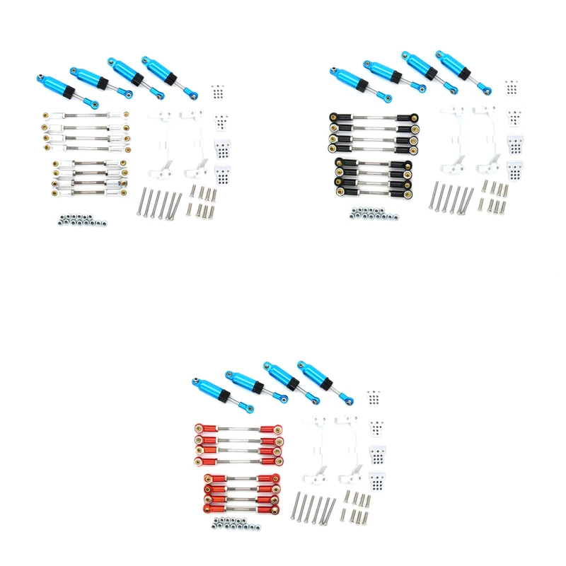 

Металлические шасси тяги подвеска звено крепление амортизатор для MN D90 D91 D96 D99 D99S RC Гусеничный обновленные детали