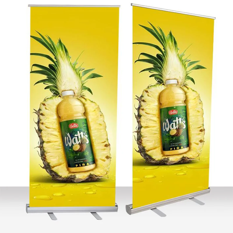 Экономичная подставка для баннеров 200 Х80 см Алюминиевая Подставка | Дом и сад