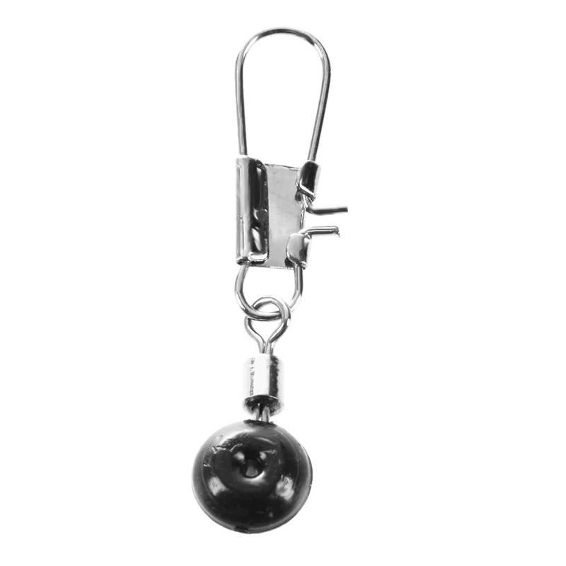 

100X Fast Bead Swivel Swivel Safety Carabiner Float Adapter New