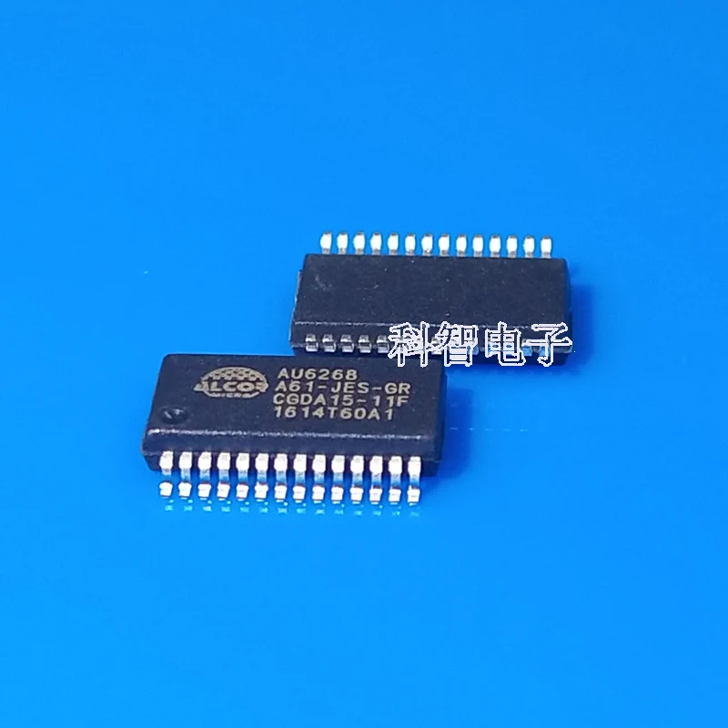 100% новый и оригинальный 1 шт./лот AU6268-A61-JES-GR SSOP28 USB |