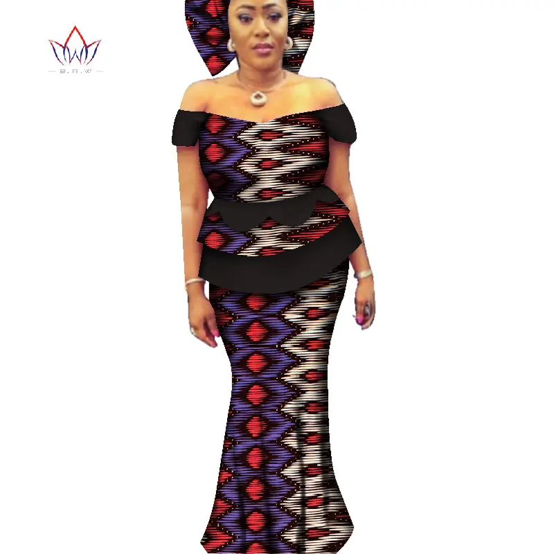 Женский комплект с юбкой в африканском стиле Топ Dashiki & юбка африканская одежда