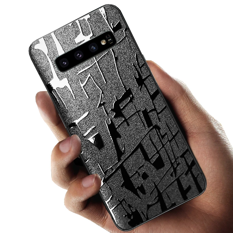 Алмазная пленка с крокодиловой текстурой для SAMSUNG S21 Note 20 Ultra S20 9 8 S10 Plus S9 A71 A51
