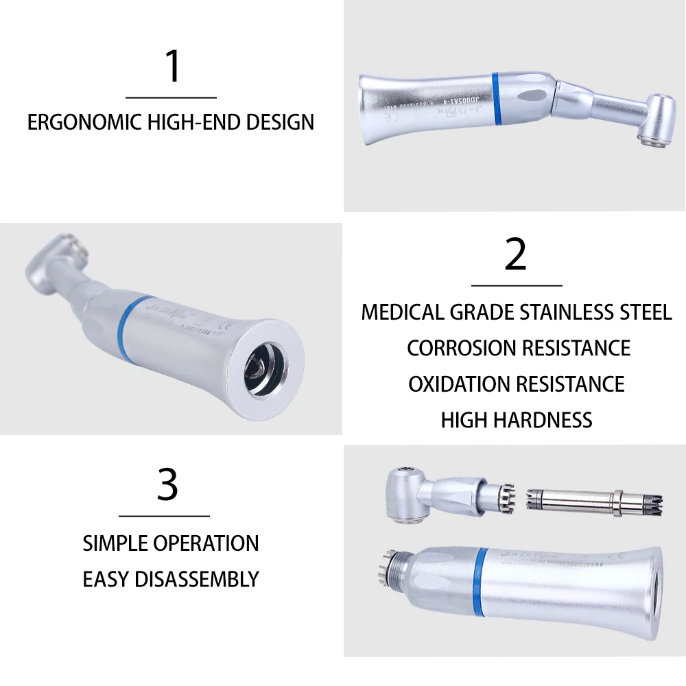Dental Handpiece Low Speed Push Button Contra Angle 22000-27000 rpm Newest Press Bending Machine | Красота и здоровье