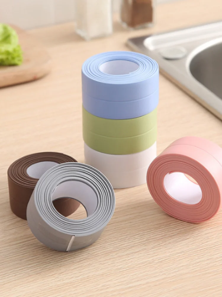 

The Gap Sealing Strip Can Be Cut and The Anti Fouling Strip Can Be Pasted with Waterproof Tape At The Wall Corner Stickers