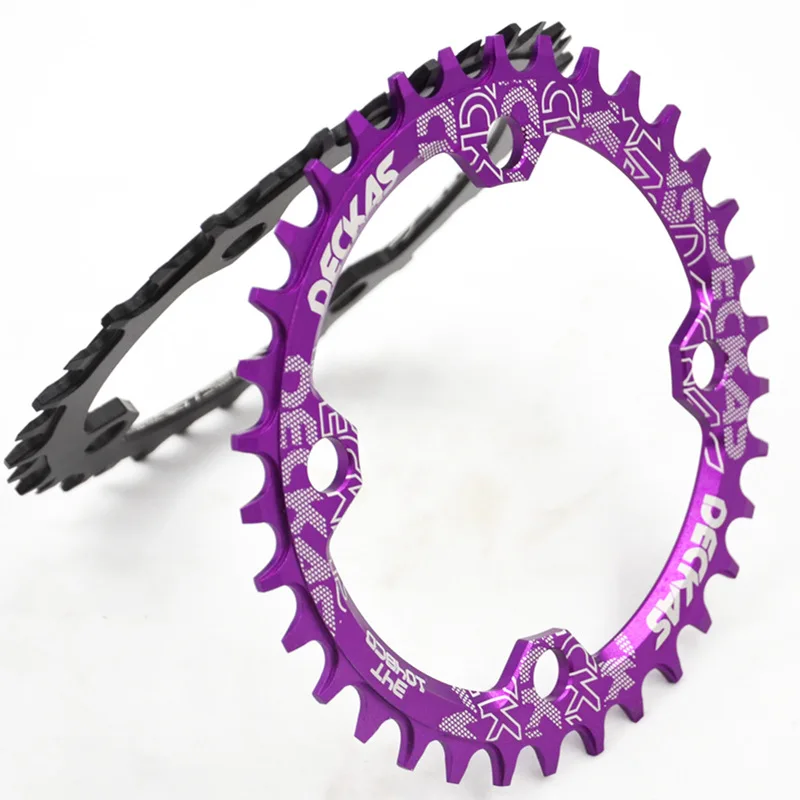 Овальное цепное кольцо DECKAS коленчатая звезда для горного велосипеда алюминиевая