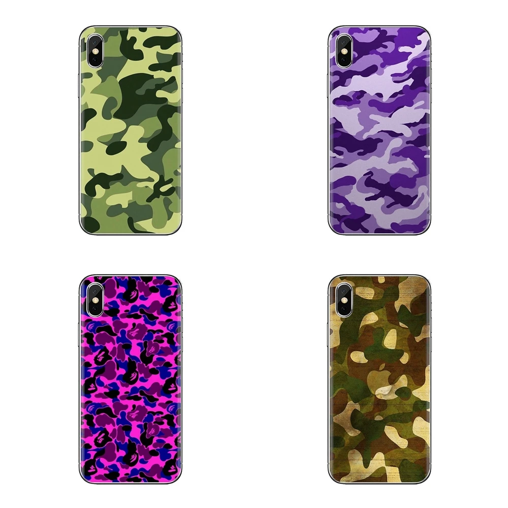 Камуфляж Форма военной камуфляжной расцветки чехол для телефона iPhone XS Max XR X 4 4S 5 5S