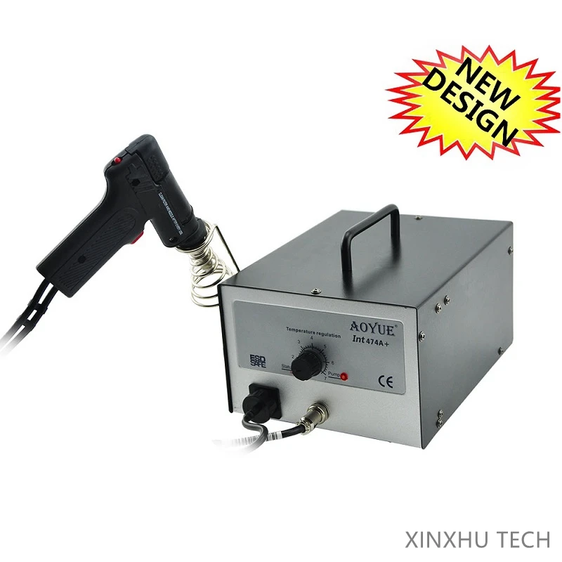 AOYUE Int 474A+ Portable Electric Tool Rework Solder Desoldering Station DESOLDERING GUNS Welding free shipping | Инструменты