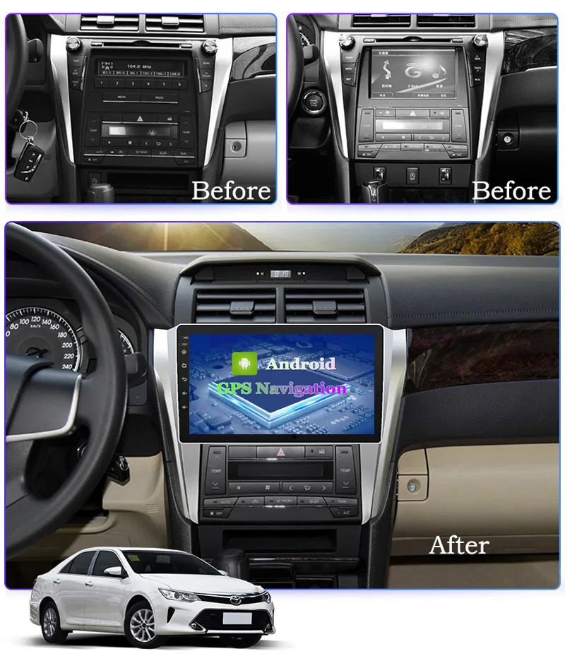 Мультимедийная магнитола для 1Toyota Camry мультимедийная стерео-система на Android 10 без