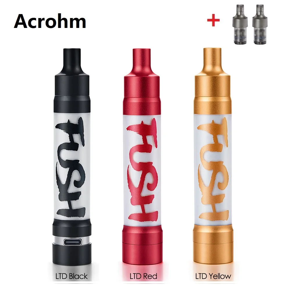 Acrohm Fush Nano Pod Vape Kit with 550mAh Battery 1.5ml Cartridge Electronic Cigarette Vaporizer vs Vinci X / Kubi | Электроника