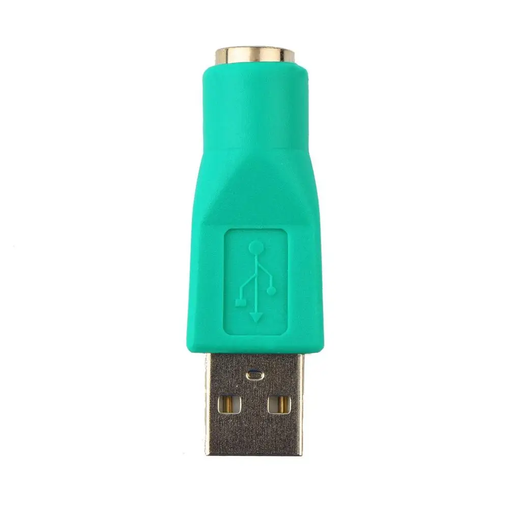 Легкий практичный USB штекер для PS2 Женский Кабель-адаптер конвертер компьютеров