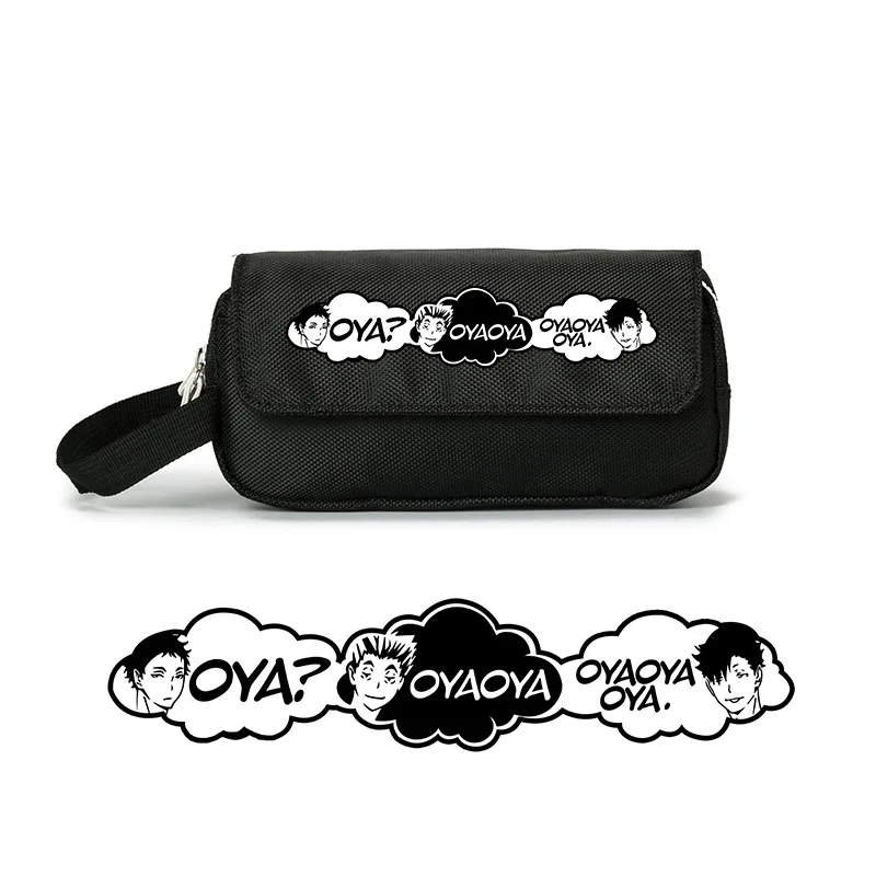 Аниме Haikyuu! Чехол унисекс для карандашей и ручек косплея школьный мультяшный