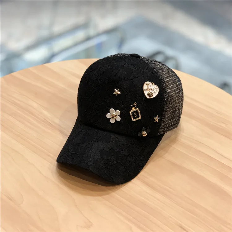 Бейсболка H7610 женская весенне-летняя кружевная солнцезащитная модная