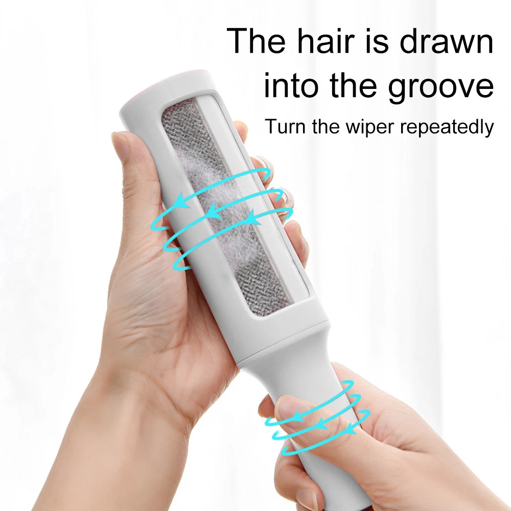 

Многоразовый ролик для шерсти домашних животных, Электростатическая шерстяная щетка, средство для удаления пуха, средство для удаления вол...