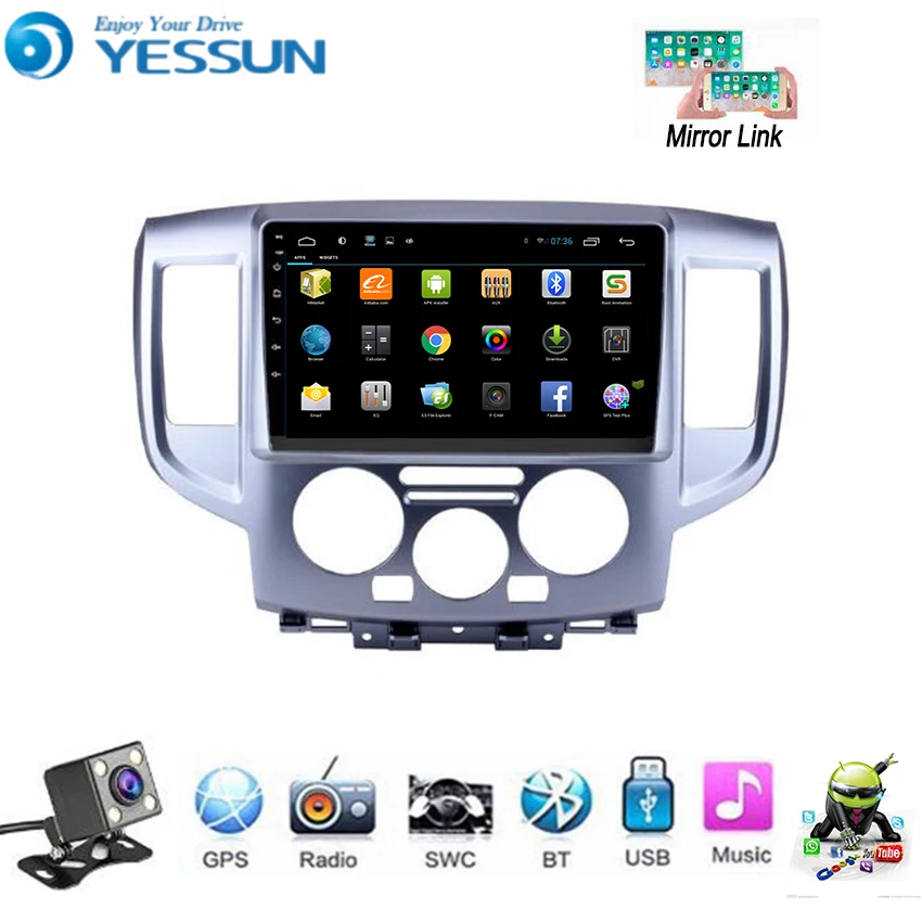 YESSUN для Nissan NV200 2014 ~ 2018 автомобильный Android мультимедийный плеер автомобильное
