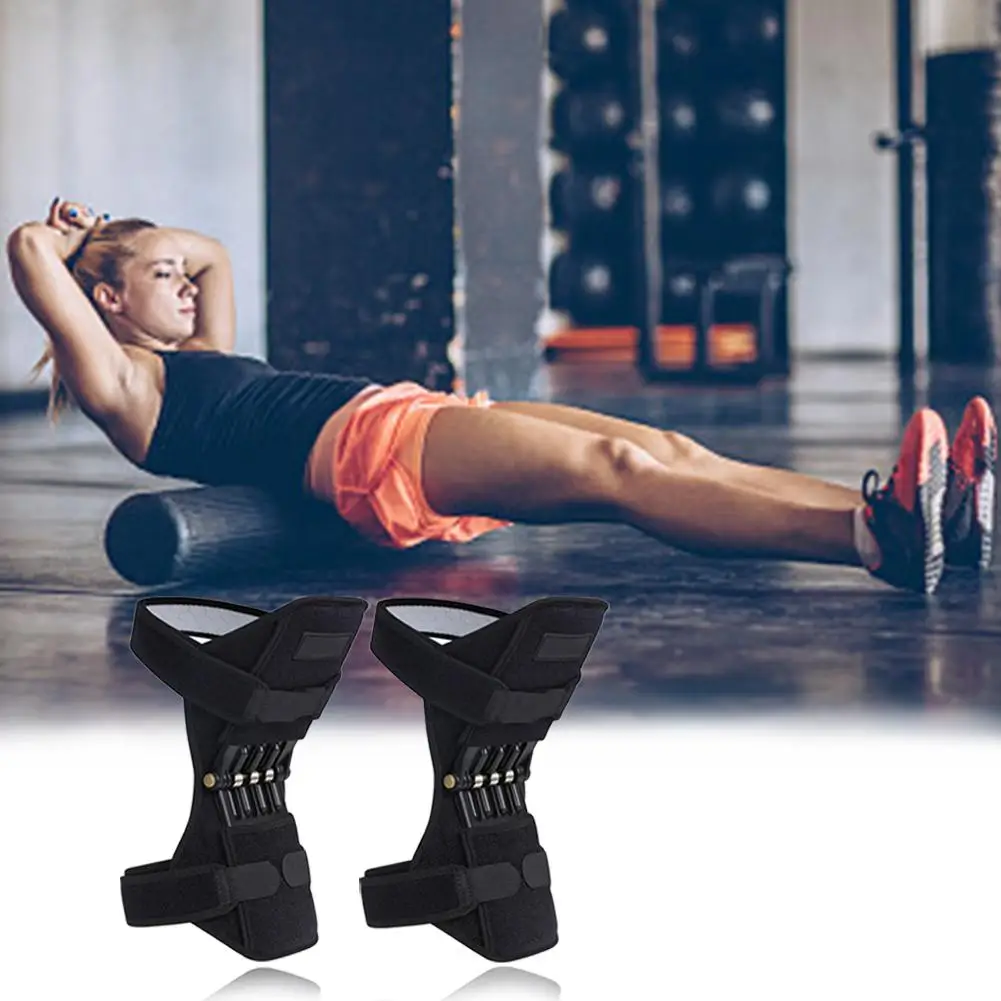 

PCS Joint Support Knee Pads Joint Knee Protection Booster Strap Breathable Deep Care Pads Spring Force Knee Booste Pain forceful
