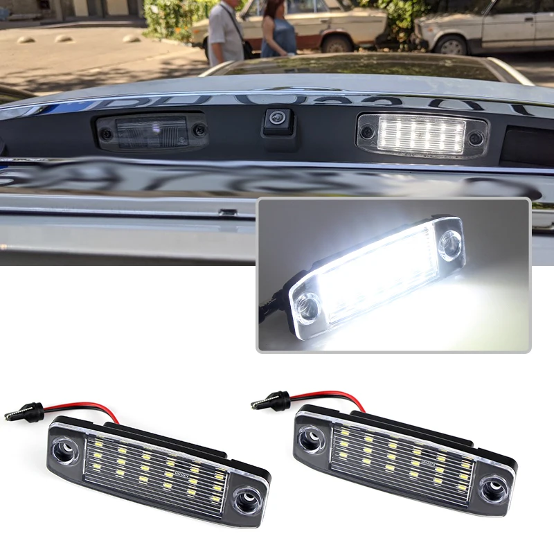 1Pair Car LED License Plate Light Number Plate Lamp For Hyundai Kia Sportage 2011-2013 SONATA 10 YF 10MY GF 10 car-styling