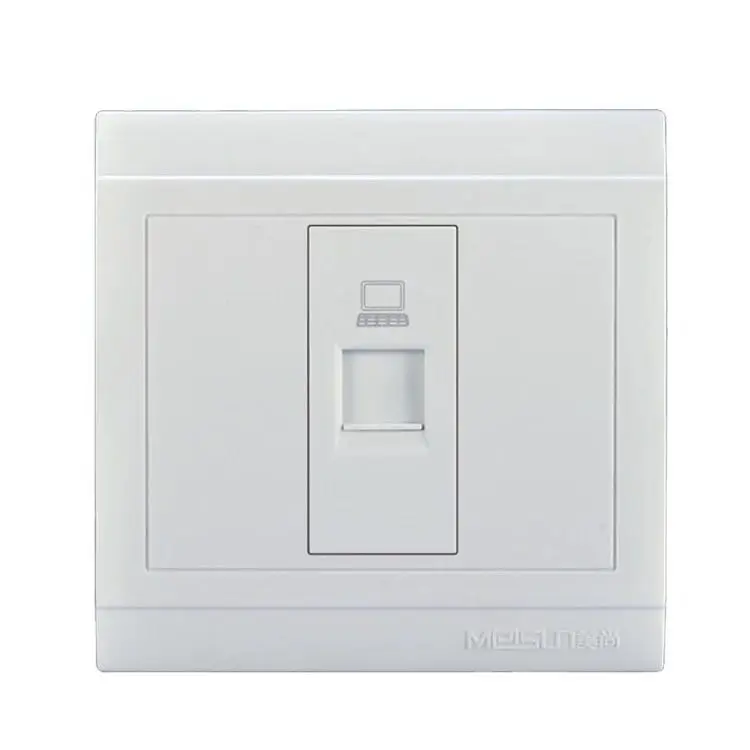 

Meishang Switch Socket Type 86 One Single Computer Socket Wall Panel Computer Socket