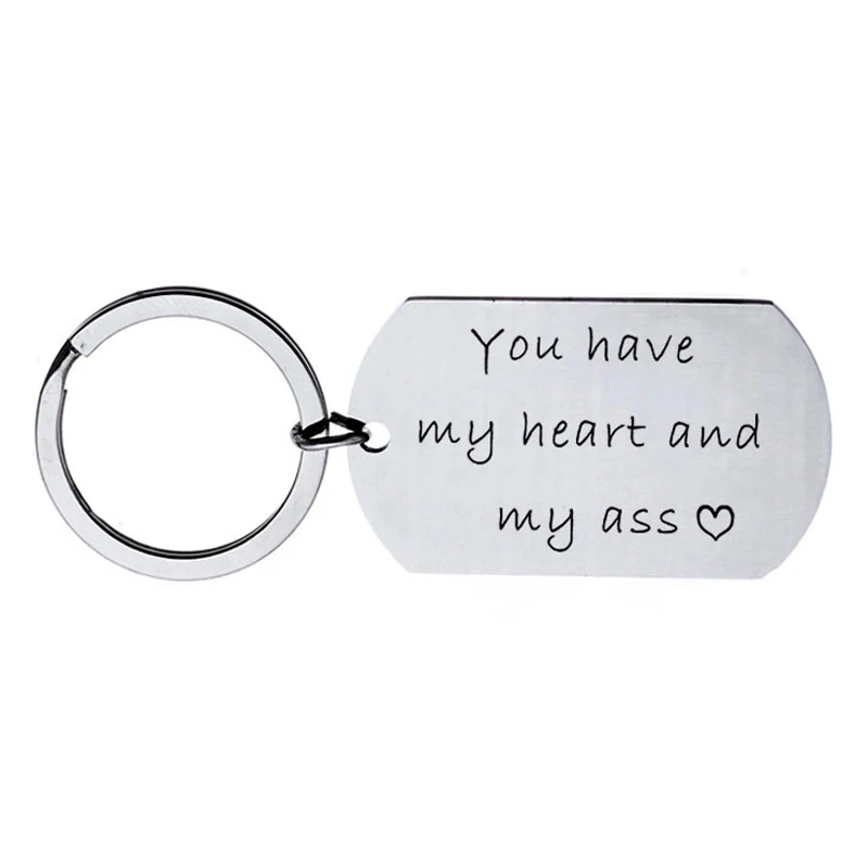 У вас есть мое сердце и брелок для ключей Для женщин мужчин ювелирные изделия