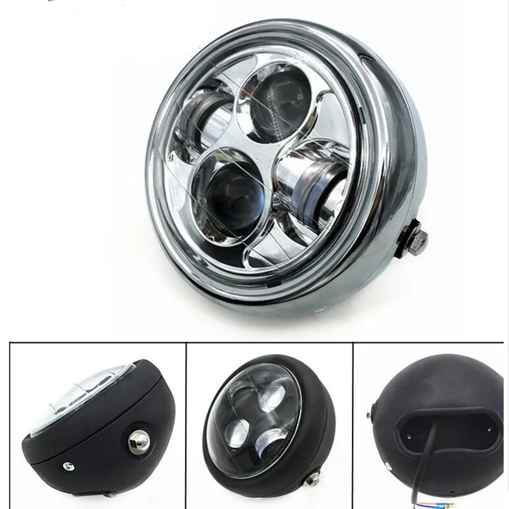 Мотоциклетный светодиодный светильник H4 с передней головкой дальним и Ближним