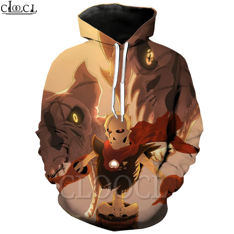 Толстовка CLOOCL для классических игр толстовка с длинным рукавом и 3D принтом Undertale