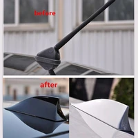 car roof shark fin decorative antenna sticker for renault megane 2 3 duster logan clio 4 3 laguna 2 sandero scenic 2 captur