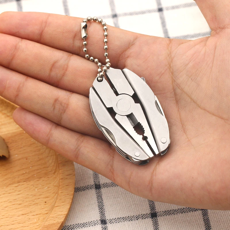 silver XIAOJINGLING высокое качественные брелоки для многофункционального инструмента подвеска в виде щипцов персонализированный брелок для автомобильных сумок, держатель для ключей Мода ювелирные изделия - Цвет: silver