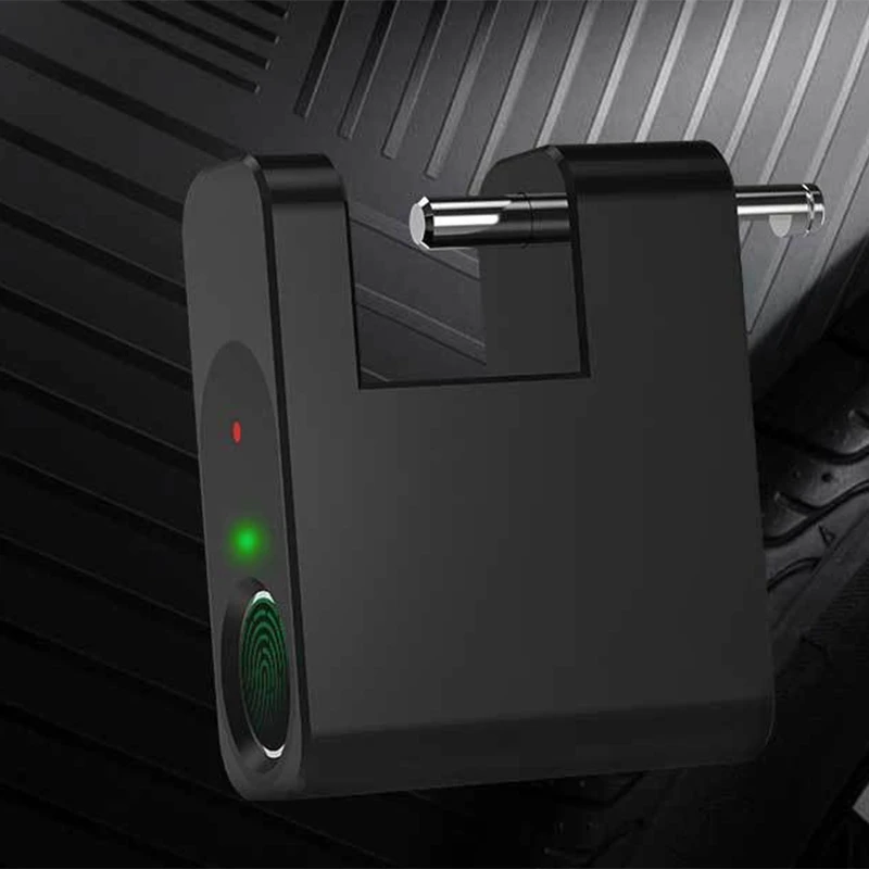 Smart Fingerprint Padlock Door Lock Security Locker Usb Rechargeable Ip65 Waterproof Luggage Case Anti Thief | Безопасность и
