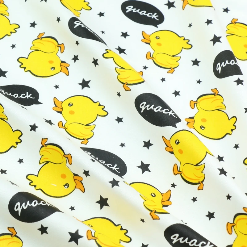 Саржевая ткань из 100% хлопка с симпатичной уткой Лоскутная Ткань сделай сам шитье