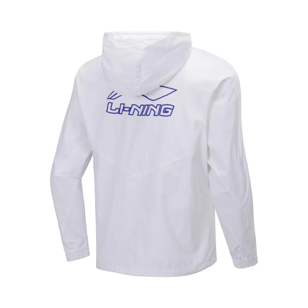 Li-Ning Мужская трендовая свободная ветровка с Умной подкладкой комфортное