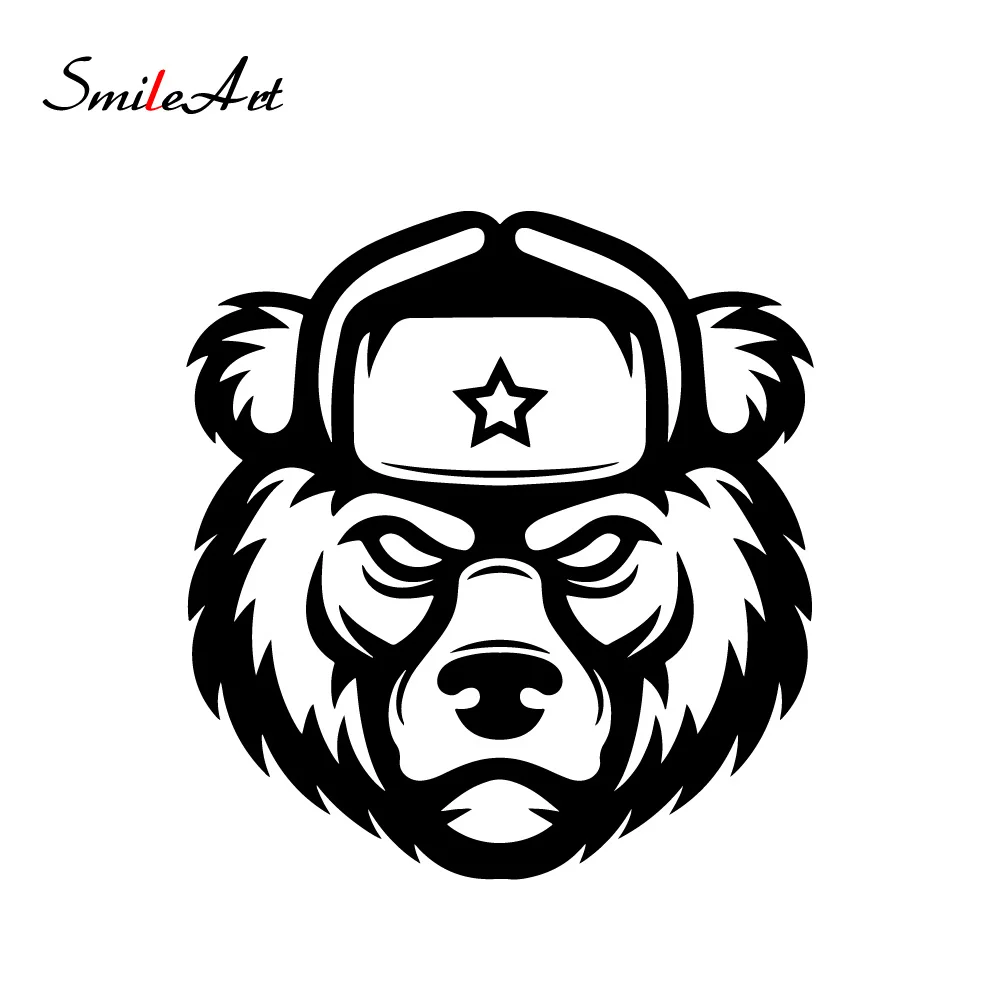 Бесплатная доставка автомобильная наклейка в виде медведя забавная на