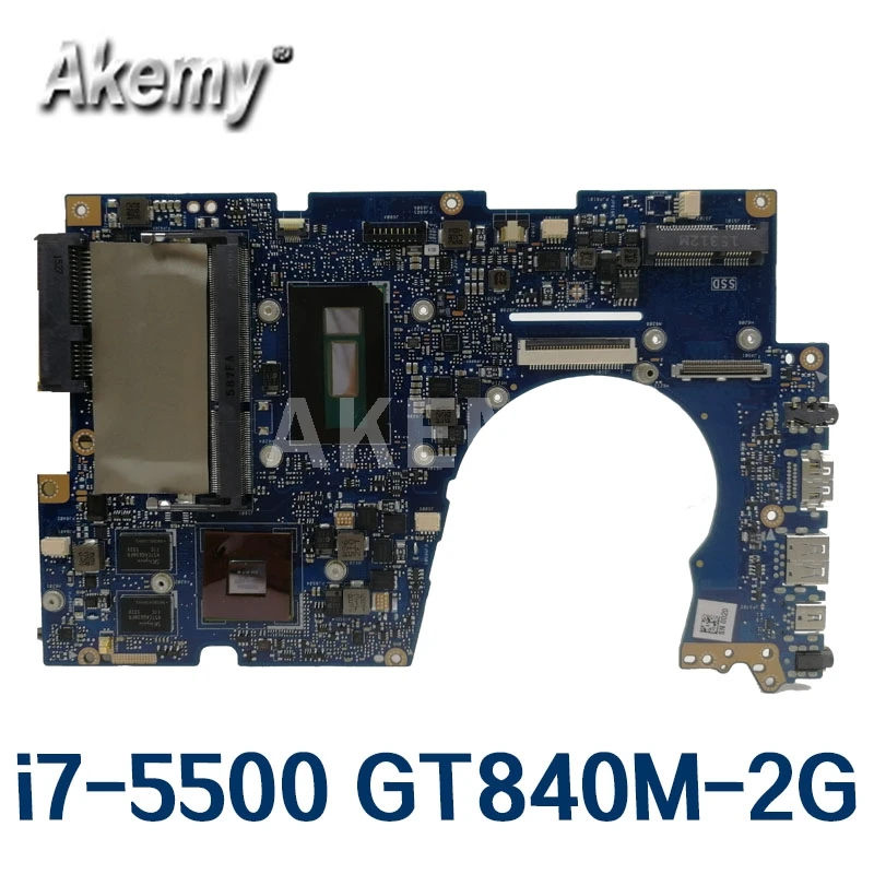 

Материнская плата для ноутбука Amazoon UX303LN для Asus UX303LN UX303LB UX303L UX303 тестовая оригинальная материнская плата 4G RAM i7-5500 GT840M-2G
