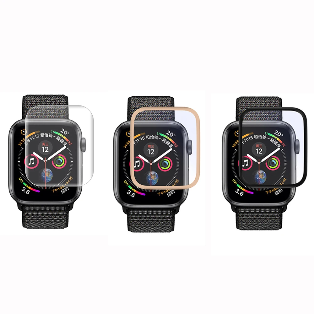 Пленка из ТПУ для смарт часов Apple Watch серии 4 3 2 1 40/44/38/42 мм защитная пленка