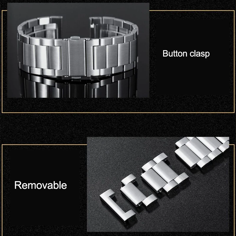 Titanium Watch Strap for Original Huawei Watch 3 3 Pro,20mm 22 mm Universal 50g Titanium Watchband for Huawei GT2  GT3 Pro 46mm