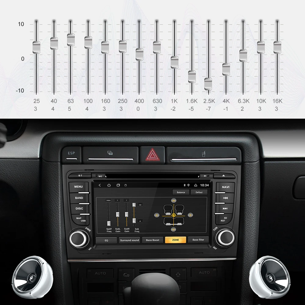 Isudar 2 Din Авто Радио Android 9 для Audi/A4/S4 2002-2008 CANBUS Автомобильный мультимедийный Видео DVD gps Восьмиядерный rom 32G USB DVR DSP