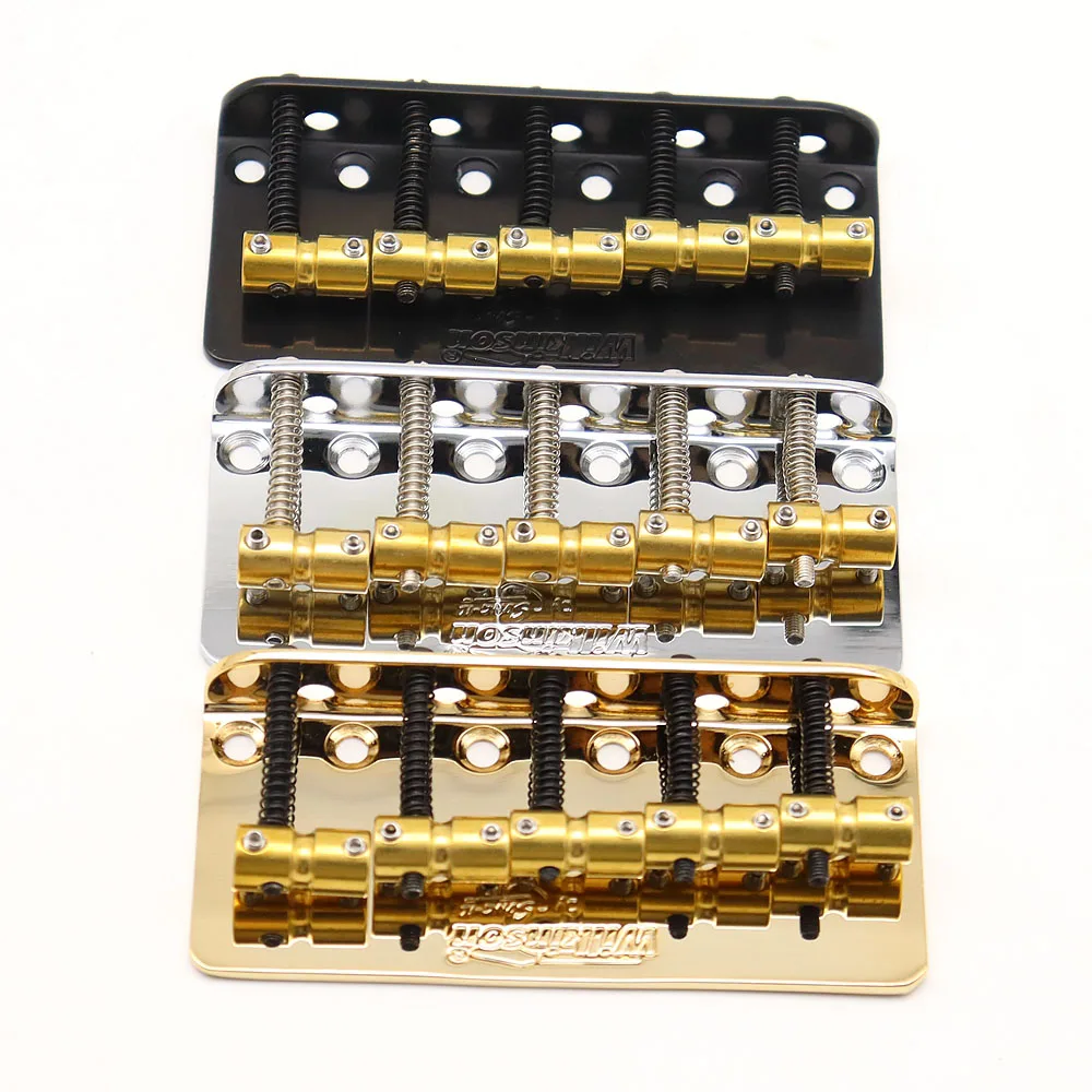 

1set Electric Guitar Bridge Wilkinson WBBC 5 String Bridge With Brass Saddles Bass Guitar Bridge