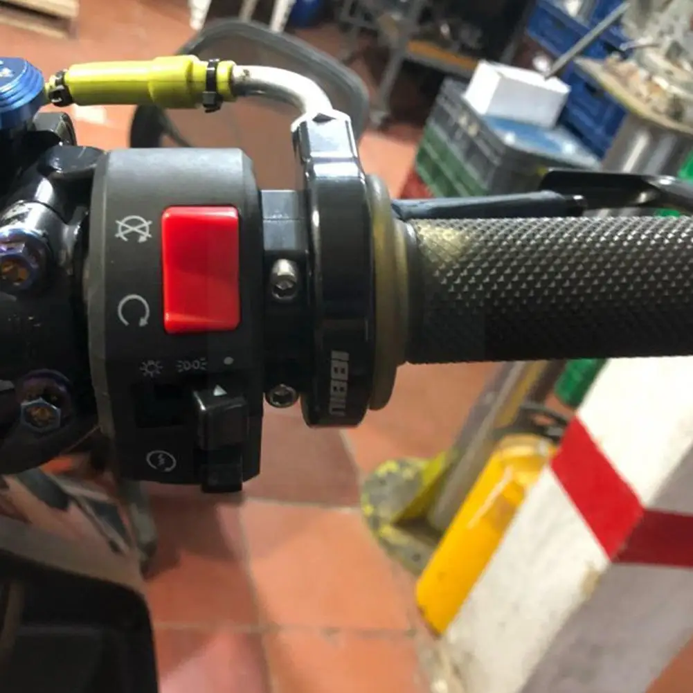 

22mm Motorcycle Switches Motorbike Horn Button Turn Electric Fog Signal Lamp Start Handlebar Controller Light Switch Y5F2