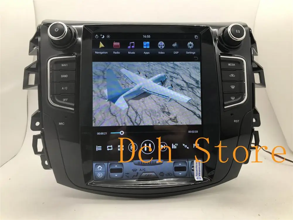 10 4 ''вертикальный экран Tesla стиль Android 9 0 автомобильный DVD GPS навигация Радио