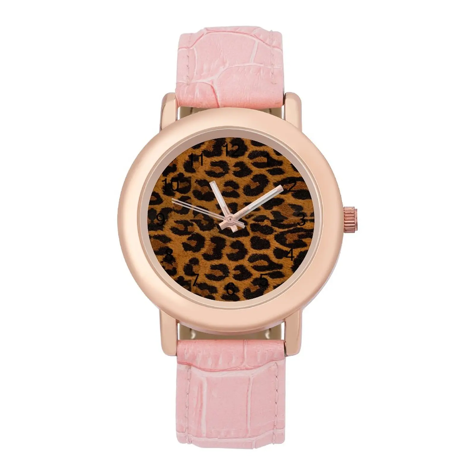 Leopard Quartz Watch Animal Skin Print Casual Female Wrist Watch Steel Gym Good Quality Wristwatch