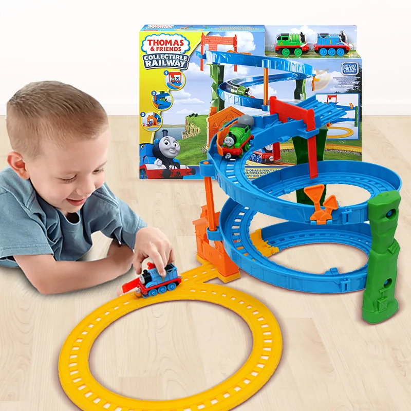 Набор дорожек Thomas And Friends Percy's Raceway литой металлический поезд коллекционная