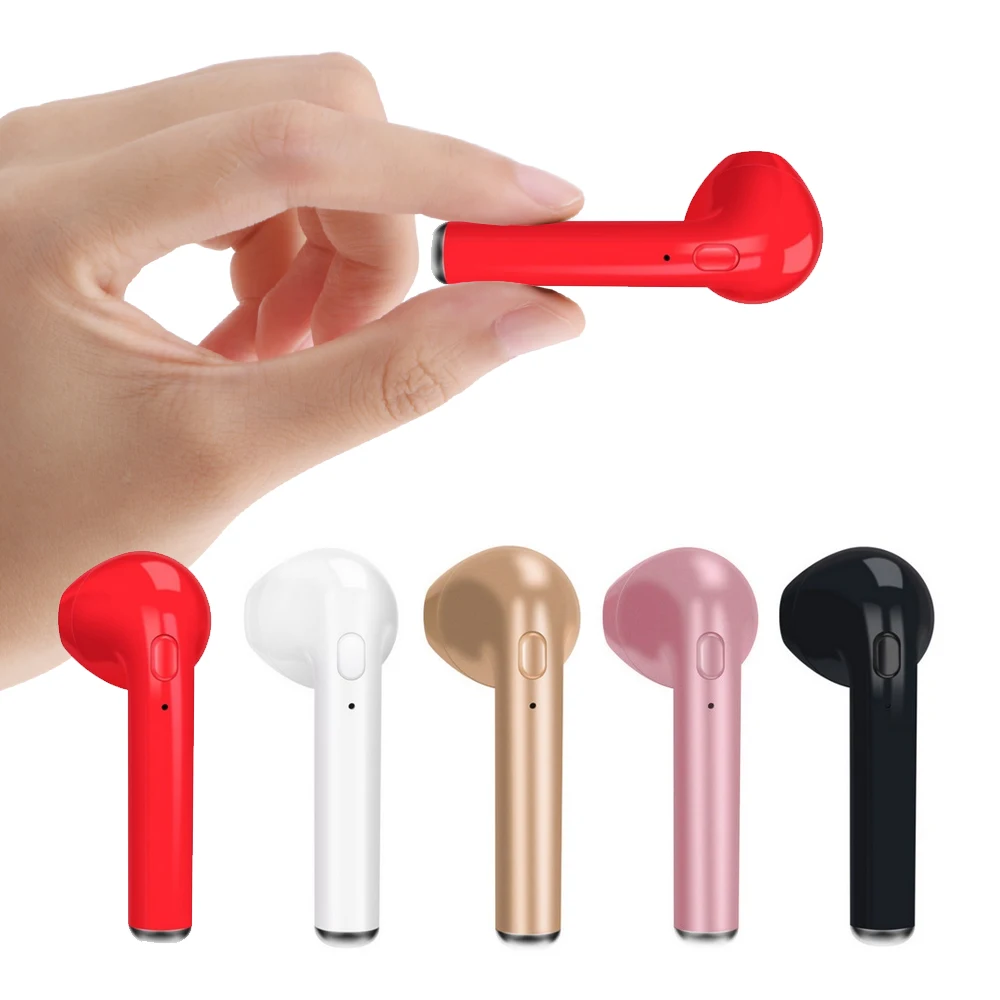 Мини i7s беспроводные Bluetooth наушники Стереонаушники Гарнитура Handsfree вкладыши с