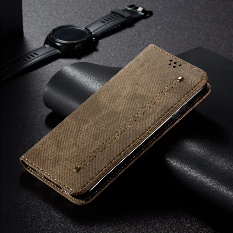 

Flip Cover For Vivo Y50 Y30 Y19 Y17 Y15 Y12 S6 S5 S1 Pro Z6 Z5 X30 Pro Iqoo 3 Neo 3 Z1 Luxury Denim Pu Leather Wallet Phone Case