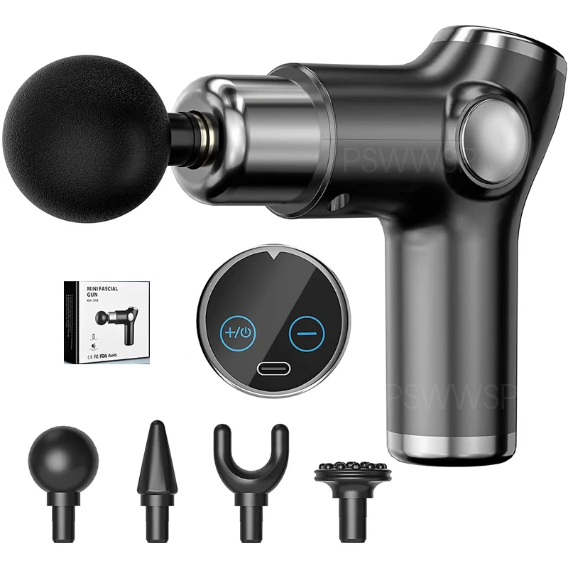 Мини массажный пистолет для глубоких тканей ударный Массажер мышц облегчения