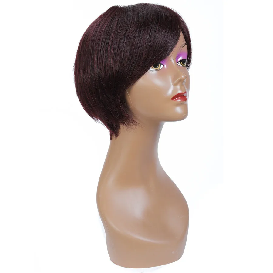 Alidoremi ir человеческие волосы парики для чернокожих женщин малазийские прямые Реми